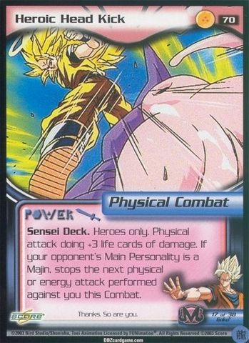 Heroic Head Kick - 070 - Limited Edition - Flat Foil